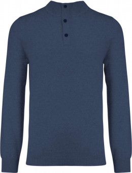 KA983 PREMIUM BUTTON NECK JUMPER