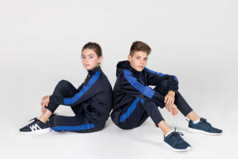 FHLV883 KID'S KNITTED TRACKSUIT PANTS