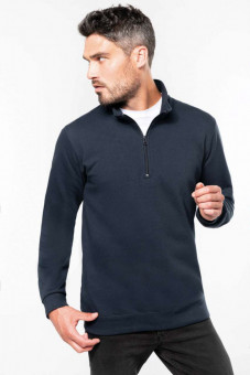 KA478 ZIP NECK SWEATSHIRT