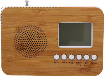 Tulax stolní rádio s hodinami