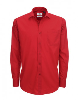 Poplin Shirt Smart Long Sleeve / Men