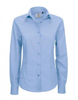 Poplin Shirt Smart Long Sleeve / Women