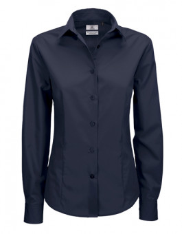 Poplin Shirt Smart Long Sleeve / Women