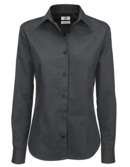 Twill Shirt Sharp Long Sleeve / Women