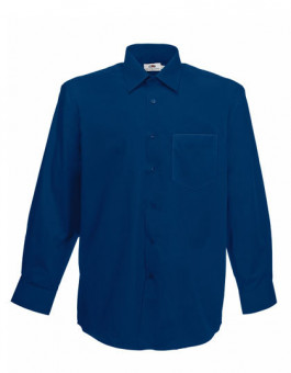 Men`s Long Sleeve Poplin Shirt