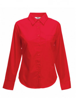 Ladies Long Sleeve Poplin Shirt