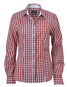 Ladies` Checked Blouse