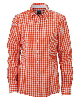 Ladies` Checked Blouse