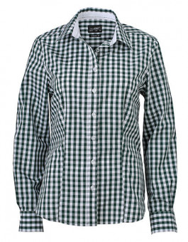 Ladies` Checked Blouse