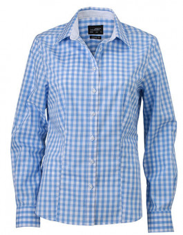 Ladies` Checked Blouse