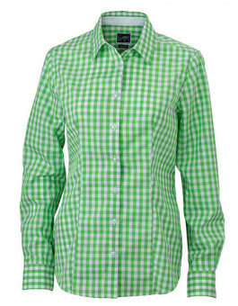 Ladies` Checked Blouse