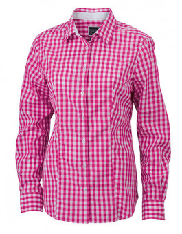 Ladies` Checked Blouse