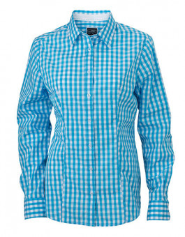 Ladies` Checked Blouse