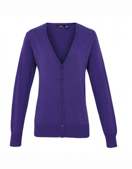 Ladies` Button Through Knitted Cardigan