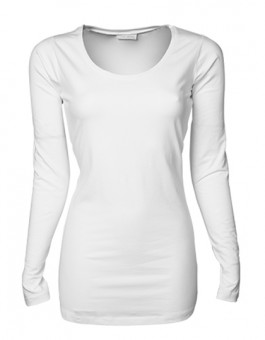 Womens Fashion Stretch Long Sleeve Extra Lenght