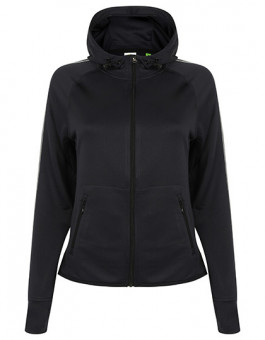 Ladies` Hoodie with Reflective Tape