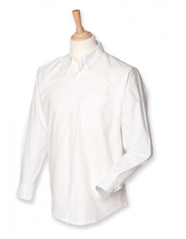 Men`s Classic Long Sleeved Oxford Shirt