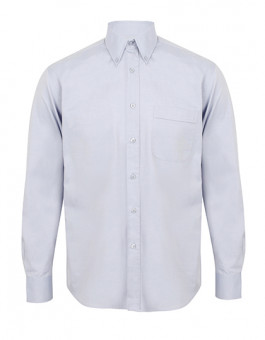 Men`s Long Sleeved Pinpoint Oxford Shirt