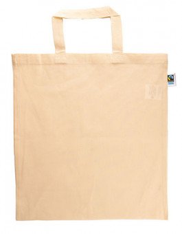Cotton Bag, Fairtrade-Cotton, short handles