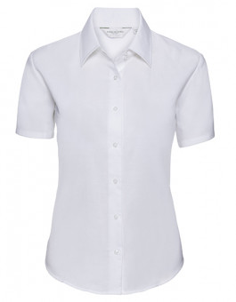 Ladies` Short Sleeve Classic Oxford Shirt