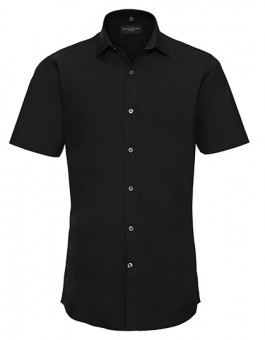 Men`s Short Sleeve Fitted Ultimate Stretch Shirt